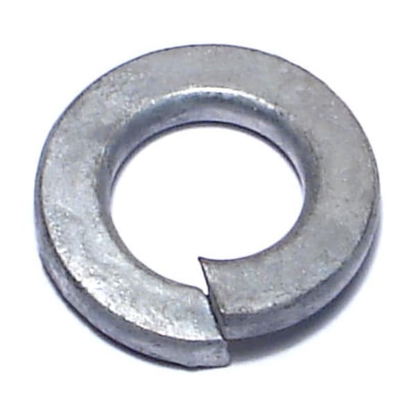 Midwest Fastener Split Lock Washer, For Screw Size 3/8 in Steel, Galvanized Finish, 100 PK 05637 - main